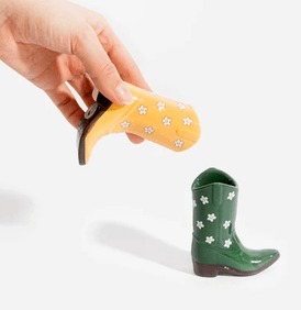 Salière et poivrière Bottes de Cowboy